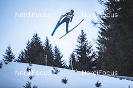 11.01.2019, Val di Fiemme, Italy (ITA): Lukas Greiderer (AUT) - FIS world cup nordic combined, individual gundersen HS135/10km, Val di Fiemme (ITA). www.nordicfocus.com. © Modica/NordicFocus. Every downloaded picture is fee-liable.