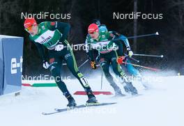 11.01.2019, Val di Fiemme, Italy (ITA): Manuel Faisst (GER) - FIS world cup nordic combined, individual gundersen HS135/10km, Val di Fiemme (ITA). www.nordicfocus.com. © Sandra Volk/NordicFocus. Every downloaded picture is fee-liable.