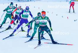 11.01.2019, Val di Fiemme, Italy (ITA): Fabian Riessle (GER) - FIS world cup nordic combined, individual gundersen HS135/10km, Val di Fiemme (ITA). www.nordicfocus.com. © Sandra Volk/NordicFocus. Every downloaded picture is fee-liable.