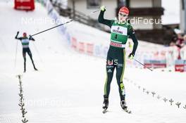 13.01.2019, Val di Fiemme, Italy (ITA): Vinzenz Geiger (GER) - FIS world cup nordic combined, individual gundersen HS135/10km, Val di Fiemme (ITA). www.nordicfocus.com. © Modica/NordicFocus. Every downloaded picture is fee-liable.