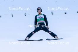 13.01.2019, Val di Fiemme, Italy (ITA): Nathaniel Mah (CAN) - FIS world cup nordic combined, individual gundersen HS135/10km, Val di Fiemme (ITA). www.nordicfocus.com. © Volk/NordicFocus. Every downloaded picture is fee-liable.