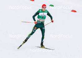 13.01.2019, Val di Fiemme, Italy (ITA): Terence Weber (GER) - FIS world cup nordic combined, individual gundersen HS135/10km, Val di Fiemme (ITA). www.nordicfocus.com. © Volk/NordicFocus. Every downloaded picture is fee-liable.