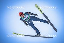 13.01.2019, Val di Fiemme, Italy (ITA): Johannes Rydzek (GER) - FIS world cup nordic combined, individual gundersen HS135/10km, Val di Fiemme (ITA). www.nordicfocus.com. © Modica/NordicFocus. Every downloaded picture is fee-liable.