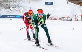 13.01.2019, Val di Fiemme, Italy (ITA): Fabian Riessle (GER) - FIS world cup nordic combined, individual gundersen HS135/10km, Val di Fiemme (ITA). www.nordicfocus.com. © Volk/NordicFocus. Every downloaded picture is fee-liable.