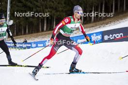 13.01.2019, Val di Fiemme, Italy (ITA): Lukas Klapfer (AUT) - FIS world cup nordic combined, individual gundersen HS135/10km, Val di Fiemme (ITA). www.nordicfocus.com. © Modica/NordicFocus. Every downloaded picture is fee-liable.