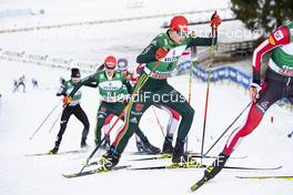 13.01.2019, Val di Fiemme, Italy (ITA): Terence Weber (GER) - FIS world cup nordic combined, individual gundersen HS135/10km, Val di Fiemme (ITA). www.nordicfocus.com. © Modica/NordicFocus. Every downloaded picture is fee-liable.
