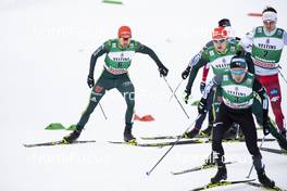 13.01.2019, Val di Fiemme, Italy (ITA): Johannes Rydzek (GER), Akito Watabe (JPN), (l-r)  - FIS world cup nordic combined, individual gundersen HS135/10km, Val di Fiemme (ITA). www.nordicfocus.com. © Modica/NordicFocus. Every downloaded picture is fee-liable.