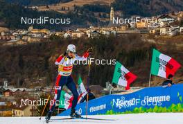 12.01.2019, Val di Fiemme, Italy (ITA): Jan Schmid (NOR) - FIS world cup nordic combined, team sprint HS135/2x7.5km, Val di Fiemme (ITA). www.nordicfocus.com. © Volk/NordicFocus. Every downloaded picture is fee-liable.