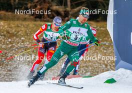 12.01.2019, Val di Fiemme, Italy (ITA): Alessandro Pittin (ITA) - FIS world cup nordic combined, team sprint HS135/2x7.5km, Val di Fiemme (ITA). www.nordicfocus.com. © Volk/NordicFocus. Every downloaded picture is fee-liable.