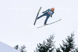 12.01.2019, Val di Fiemme, Italy (ITA): Vinzenz Geiger (GER) - FIS world cup nordic combined, team sprint HS135/2x7.5km, Val di Fiemme (ITA). www.nordicfocus.com. © Volk/NordicFocus. Every downloaded picture is fee-liable.