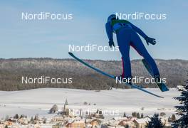 18.01.2019, Chaux-Neuve, France (FRA): Ernest Yahin (RUS) - FIS world cup nordic combined, individual gundersen HS118/5km, Chaux-Neuve (FRA). www.nordicfocus.com. © Volk/NordicFocus. Every downloaded picture is fee-liable.