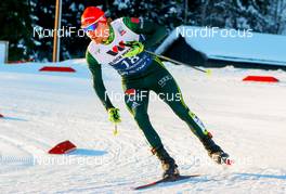 27.01.2019, Trondheim, Norway (NOR): Fabian Riessle (GER) - FIS world cup nordic combined, individual gundersen HS140/10km, Trondheim (NOR). www.nordicfocus.com. © Volk/NordicFocus. Every downloaded picture is fee-liable.