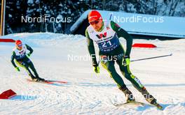 27.01.2019, Trondheim, Norway (NOR): Johannes Rydzek (GER) - FIS world cup nordic combined, individual gundersen HS140/10km, Trondheim (NOR). www.nordicfocus.com. © Volk/NordicFocus. Every downloaded picture is fee-liable.