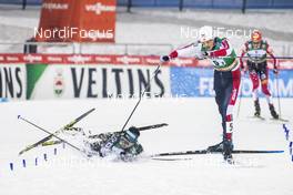 09.02.2019 Lahti, Finland (FIN): Akito Watabe (JPN), Magnus Krog (NOR), (l-r)  - FIS world cup nordic combined, team sprint HS130/2x7.5km, Lahti (FIN). www.nordicfocus.com. © Modica/NordicFocus. Every downloaded picture is fee-liable.