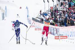09.03.2019, Oslo, Norway (NOR): Jarl Magnus Riiber (NOR), Ilkka Herola (FIN), (l-r)  - FIS world cup nordic combined, individual gundersen HS134/10km, Oslo (NOR). www.nordicfocus.com. © Modica/NordicFocus. Every downloaded picture is fee-liable.