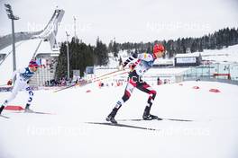 09.03.2019, Oslo, Norway (NOR): Lukas Greiderer (AUT) - FIS world cup nordic combined, individual gundersen HS134/10km, Oslo (NOR). www.nordicfocus.com. © Modica/NordicFocus. Every downloaded picture is fee-liable.