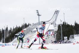 09.03.2019, Oslo, Norway (NOR): Julian Schmid (GER), Bernhard Gruber (AUT), (l-r)  - FIS world cup nordic combined, individual gundersen HS134/10km, Oslo (NOR). www.nordicfocus.com. © Modica/NordicFocus. Every downloaded picture is fee-liable.