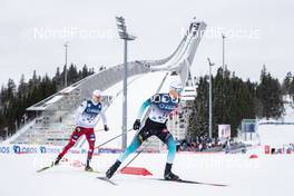 09.03.2019, Oslo, Norway (NOR): Szczepan Kupczak (POL), Francois Braud (FRA), (l-r)  - FIS world cup nordic combined, individual gundersen HS134/10km, Oslo (NOR). www.nordicfocus.com. © Modica/NordicFocus. Every downloaded picture is fee-liable.