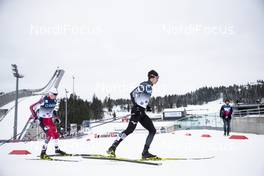 09.03.2019, Oslo, Norway (NOR): Jens Luraas Oftebro (NOR), Go Yamamoto (JPN), (l-r)  - FIS world cup nordic combined, individual gundersen HS134/10km, Oslo (NOR). www.nordicfocus.com. © Modica/NordicFocus. Every downloaded picture is fee-liable.