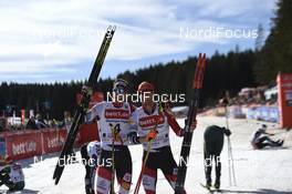 16.03.2019, Schonach, Germany (GER): Bernhard Gruber (AUT), Lukas Greiderer (AUT) - FIS world cup nordic combined, individual gundersen HS106/10km, Schonach (GER). www.nordicfocus.com. © Thibaut/NordicFocus. Every downloaded picture is fee-liable.