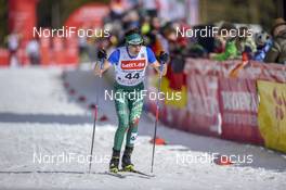 16.03.2019, Schonach, Germany (GER): Aaron Kostner (ITA) - FIS world cup nordic combined, individual gundersen HS106/10km, Schonach (GER). www.nordicfocus.com. © Thibaut/NordicFocus. Every downloaded picture is fee-liable.
