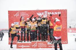 17.03.2019, Schonach, Germany (GER): Team Norway  - FIS world cup nordic combined, individual gundersen HS106/10km, Schonach (GER). www.nordicfocus.com. © Thibaut/NordicFocus. Every downloaded picture is fee-liable.