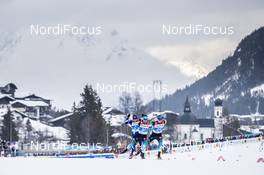 22.02.2019, Seefeld, Austria (AUT): Francois Braud (FRA), Maxime Laheurte (FRA), (l-r)  - FIS nordic world ski championships, nordic combined, individual gundersen HS130/10km, Seefeld (AUT). www.nordicfocus.com. © Modica/NordicFocus. Every downloaded picture is fee-liable.