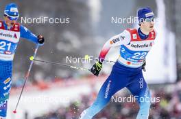 22.02.2019, Seefeld, Austria (AUT): Tim Hug (SUI) - FIS nordic world ski championships, nordic combined, individual gundersen HS130/10km, Seefeld (AUT). www.nordicfocus.com. © Modica/NordicFocus. Every downloaded picture is fee-liable.