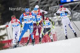 22.02.2019, Seefeld, Austria (AUT): Raffaele Buzzi (ITA), Viacheslav Barkov (RUS), (l-r)  - FIS nordic world ski championships, nordic combined, individual gundersen HS130/10km, Seefeld (AUT). www.nordicfocus.com. © Modica/NordicFocus. Every downloaded picture is fee-liable.