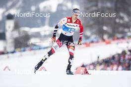 22.02.2019, Seefeld, Austria (AUT): Lukas Klapfer (AUT) - FIS nordic world ski championships, nordic combined, individual gundersen HS130/10km, Seefeld (AUT). www.nordicfocus.com. © Modica/NordicFocus. Every downloaded picture is fee-liable.