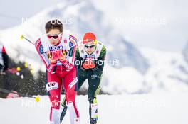 02.03.2019, Seefeld, Austria (AUT): Vinzenz Geiger (GER) - FIS nordic world ski championships, nordic combined, team HS109/4x5km, Seefeld (AUT). www.nordicfocus.com. © Modica/NordicFocus. Every downloaded picture is fee-liable.