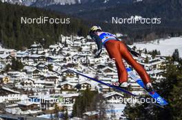 20.02.2019, Seefeld, Austria (AUT): Grant Andrews (USA) - FIS nordic world ski championships, nordic combined, training, Seefeld (AUT). www.nordicfocus.com. © THIBAUT/NordicFocus. Every downloaded picture is fee-liable.