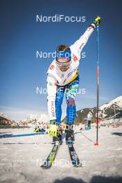20.02.2019, Seefeld, Austria (AUT): Alessandro Pittin (ITA) - FIS nordic world ski championships, nordic combined, training, Seefeld (AUT). www.nordicfocus.com. © Modica/NordicFocus. Every downloaded picture is fee-liable.