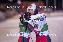 01.12.2019, Ruka, Finland (FIN): Jens Luraas Oftebro (NOR), Einar Luraas Oftebro (NOR) - FIS world cup nordic combined, individual gundersen HS142/15km, Ruka (FIN). www.nordicfocus.com. © Vianney THIBAUT/NordicFocus. Every downloaded picture is fee-liable.