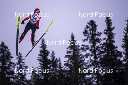 07.12.2019, Lillehammer, Norway (NOR): David Mach (GER) - FIS world cup nordic combined, team HS140/4x5km, Lillehammer (NOR). www.nordicfocus.com. © Vianney THIBAUT/NordicFocus. Every downloaded picture is fee-liable.