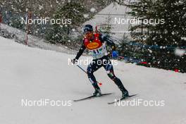 21.12.2019, Ramsau, Austria (AUT): Alessandro Pittin (ITA) - FIS world cup nordic combined, individual gundersen HS98/10km, Ramsau (AUT). www.nordicfocus.com. © Volk/NordicFocus. Every downloaded picture is fee-liable.