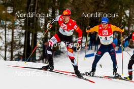 22.12.2019, Ramsau, Austria (AUT): Lukas Greiderer (AUT) - FIS world cup nordic combined, individual gundersen HS98/10km, Ramsau (AUT). www.nordicfocus.com. © Volk/NordicFocus. Every downloaded picture is fee-liable.
