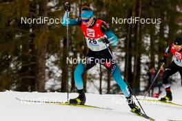 22.12.2019, Ramsau, Austria (AUT): Laurent Muhlethaler (FRA) - FIS world cup nordic combined, individual gundersen HS98/10km, Ramsau (AUT). www.nordicfocus.com. © Volk/NordicFocus. Every downloaded picture is fee-liable.