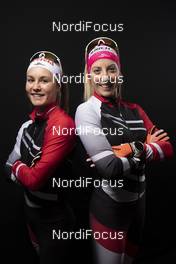28.11.2019, Ruka, Finland, (FIN): Teresa Stadlober (AUT), Lisa Unterweger (AUT), (l-r)  - FIS world cup cross-country, photoshooting, Ruka (FIN). www.nordicfocus.com. © Modica/NordicFocus. Every downloaded picture is fee-liable.