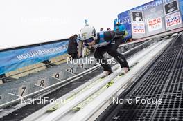 31.12.2018, Garmisch-Partenkirchen, Germany (GER): Alex Insam (ITA) - FIS world cup ski jumping, four hills tournament, qualification HS140, Garmisch-Partenkirchen (GER). www.nordicfocus.com. © Rauschendorfer/NordicFocus. Every downloaded picture is fee-liable.