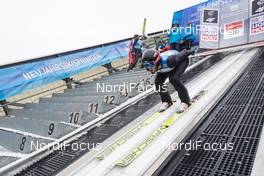 31.12.2018, Garmisch-Partenkirchen, Germany (GER): Sabirzhan Muminov (KAZ) - FIS world cup ski jumping, four hills tournament, qualification HS140, Garmisch-Partenkirchen (GER). www.nordicfocus.com. © Rauschendorfer/NordicFocus. Every downloaded picture is fee-liable.