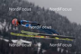 31.12.2018, Garmisch-Partenkirchen, Germany (GER): Karl Geiger (GER) - FIS world cup ski jumping, four hills tournament, qualification HS140, Garmisch-Partenkirchen (GER). www.nordicfocus.com. © Rauschendorfer/NordicFocus. Every downloaded picture is fee-liable.