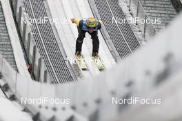 31.12.2018, Garmisch-Partenkirchen, Germany (GER): Noriaki Kasai (JPN) - FIS world cup ski jumping, four hills tournament, qualification HS140, Garmisch-Partenkirchen (GER). www.nordicfocus.com. © Rauschendorfer/NordicFocus. Every downloaded picture is fee-liable.