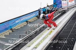 31.12.2018, Garmisch-Partenkirchen, Germany (GER): Jonathan Learoyd (FRA) - FIS world cup ski jumping, four hills tournament, qualification HS140, Garmisch-Partenkirchen (GER). www.nordicfocus.com. © Rauschendorfer/NordicFocus. Every downloaded picture is fee-liable.
