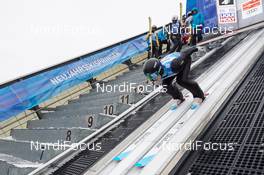 31.12.2018, Garmisch-Partenkirchen, Germany (GER): Sergey Tkachenko (KAZ) - FIS world cup ski jumping, four hills tournament, qualification HS140, Garmisch-Partenkirchen (GER). www.nordicfocus.com. © Rauschendorfer/NordicFocus. Every downloaded picture is fee-liable.