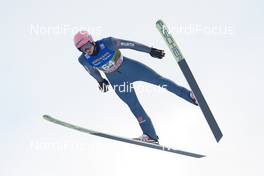 03.01.2019, Innsbruck, Austria (AUT): Karl Geiger (GER) - FIS world cup ski jumping, four hills tournament, individual HS130 qualification, Innsbruck (AUT). www.nordicfocus.com. © Rauschendorfer/NordicFocus. Every downloaded picture is fee-liable.