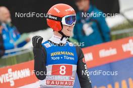 04.01.2019, Innsbruck, Austria (AUT): Stephan Leyhe (GER) - FIS world cup ski jumping, four hills tournament, individual HS130, Innsbruck (AUT). www.nordicfocus.com. © Rauschendorfer/NordicFocus. Every downloaded picture is fee-liable.