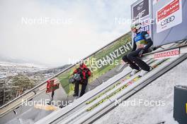 03.01.2019, Innsbruck, Austria (AUT): Daniel Huber (AUT) - FIS world cup ski jumping, four hills tournament, individual HS130 qualification, Innsbruck (AUT). www.nordicfocus.com. © Rauschendorfer/NordicFocus. Every downloaded picture is fee-liable.