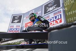 03.01.2019, Innsbruck, Austria (AUT): Jernej Damjan (SLO) - FIS world cup ski jumping, four hills tournament, individual HS130 qualification, Innsbruck (AUT). www.nordicfocus.com. © Rauschendorfer/NordicFocus. Every downloaded picture is fee-liable.