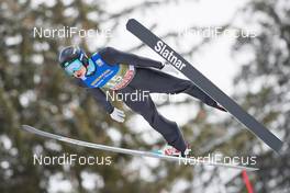 03.01.2019, Innsbruck, Austria (AUT): Sergey Tkachenko (KAZ) - FIS world cup ski jumping, four hills tournament, individual HS130 qualification, Innsbruck (AUT). www.nordicfocus.com. © Rauschendorfer/NordicFocus. Every downloaded picture is fee-liable.